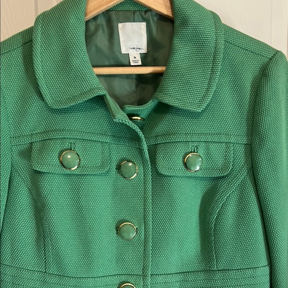 Halogen Green Medium Button-Up Jacket - Picture 4 of 7